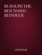 Rudolph The Red Nosed Reindeer SATBB choral sheet music cover